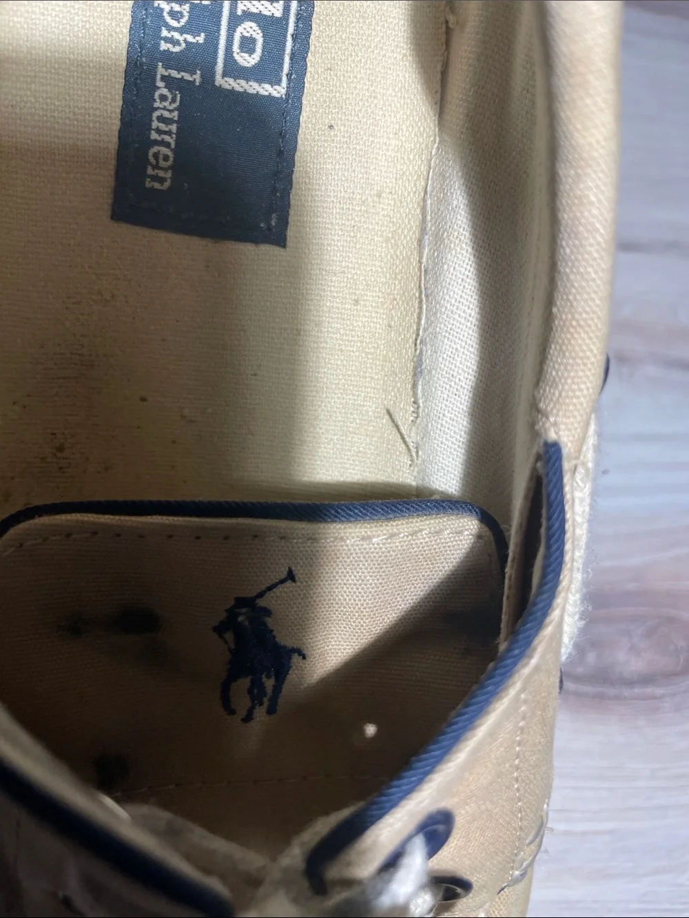 Polo by Ralph Lauren Men’s Tan Boat Shoes